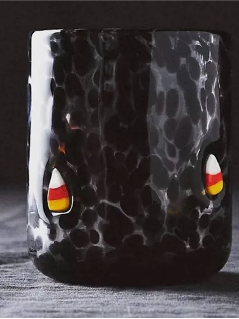 Anthropologie Candy Corn Icon Juice Glass Halloween
